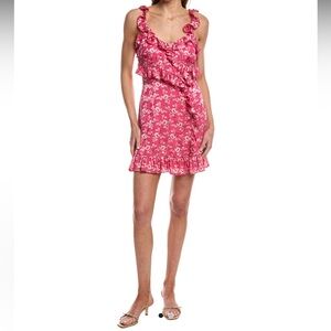 French Connection Eliana Ruffled Burnout Floral Dress